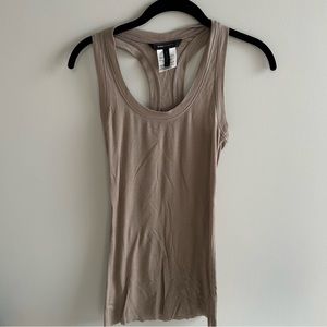 BCBG Max Azria ribbed racerback tank. XS Never worn.